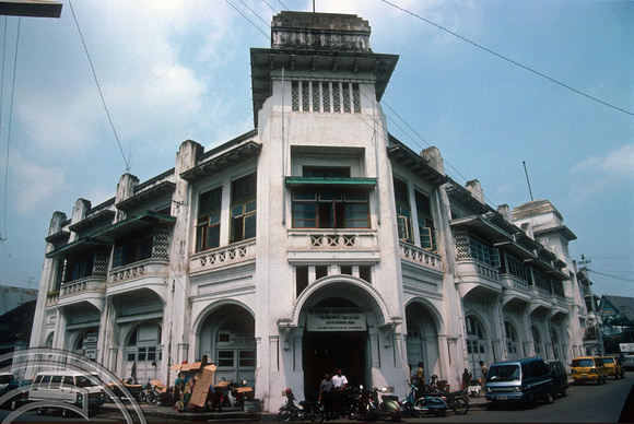 T03575. Old Dutch building. Medan. North Sumatra. Indonesia. 19th May 1992