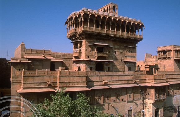 T02986. Salim Singh ki Haveli. Jaisalmer. Rajasthan. India. 3rd November 1991