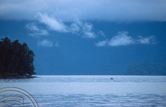 T03649. Clouds over Lake Maninjau. West Sumatra. Indonesia. 5th June 1992