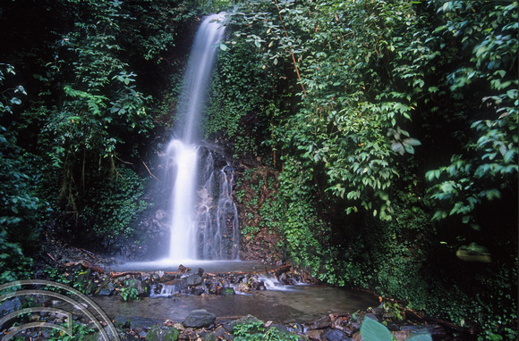 T03911. Waterfall. Maninjau. West Sumatra. Indonesia. 26th June 1992