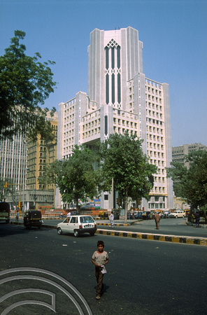 T02867. Modern buildings in the city. New Delhi. India. October 1991