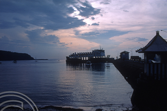 T4802. Early morning ferry to Lombok. Padangbai. Bali. 14th December. 1994. jpg