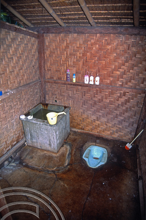 T4884. Bathroom (Mandi) in our bungalow. Gili Trawangan. Lombok. Indonesia. December. 1994