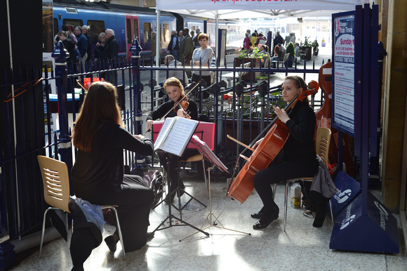 DG196339. Music at the station. Scarborough. 2.10.14