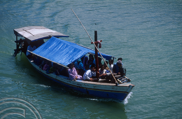 T4901. Local ferry. Bangsal. Lombok. Indonesia. Decmber. 1994