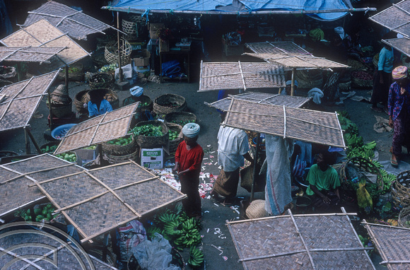 T4930. The food market. Ubud. Bali. Indonesia. December. 1994