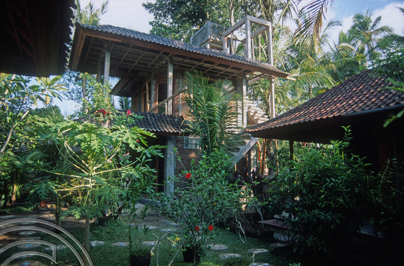 T4952. Ketut's place, building new rooms. Ubud. Bali. Indonesia. December. 1994