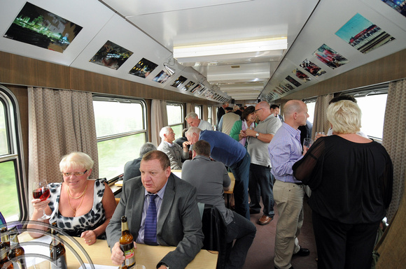 DG111306. In the bar car. BMT. Germany. 13.5.12.