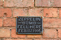 DG427866. Zepplin bomb plaque. Derby works. 19.9.2024.