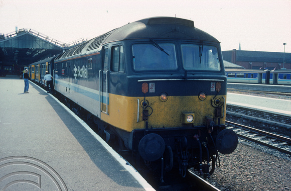 01423.  47701. 16.33 to Glasgow Queen St. Inverness. 25.07.1990