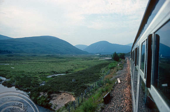 01447. View of Drum Pass. Dalwhinnie. 26.07.1990