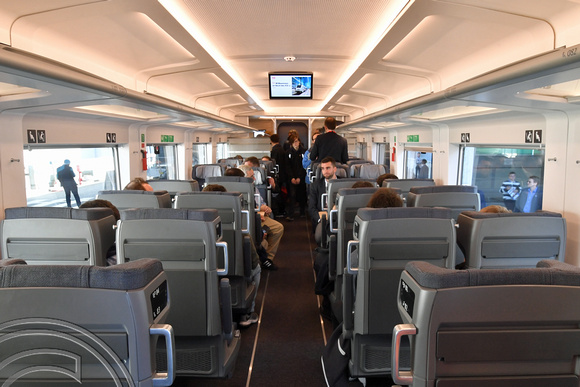 DG381481. Interior. Talgo ICE L coach for DB.  Innotrans. Berlin. Germany. 23.9.2022.