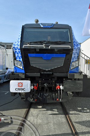 DG381491. CRRC multi-system electric loco.  Innotrans. Berlin. Germany. 23.9.2022.