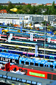 DG381506. View of the rail vehicle area. Innotrans. Berlin. Germany. 23.9.2022.