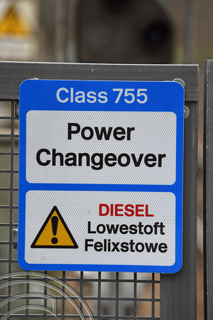 DG340390. 755 power sign. Ipswich. 26.2.20.
