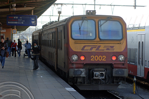 FDG2645. CFL 2002. Luxembourg. 22.11.05.