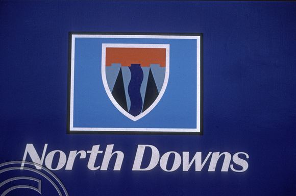01619. North Downs Logo. L596. Tonbridge. 14.10.1990