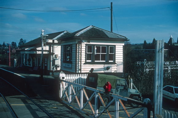 01876. Signalbox. East Farleigh. 24.02.1991