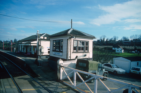01877. Signalbox. East Farleigh. 24.02.1991