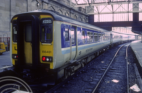 02088. 156481. 18.09 to Leeds. Carlisle. 01.04.1991