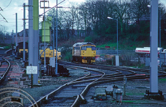02185. 26038. High Wapping sidings. Carlisle. 05.04.1991