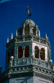 T02590. Tower W.R. Hearst castle. San Simeon. California. 25th October 1990