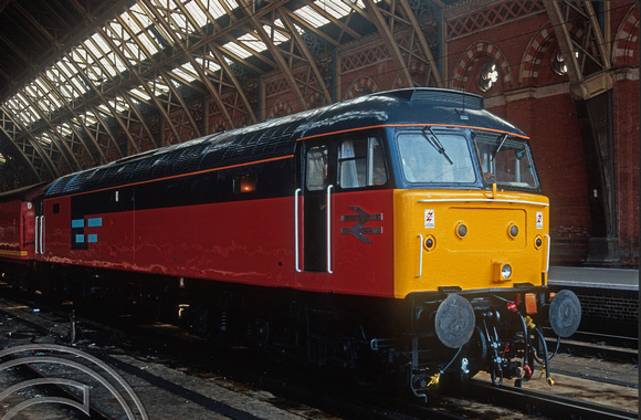 02843. 47594. First showing of the new RES branding. St Pancras. 28.07.1991