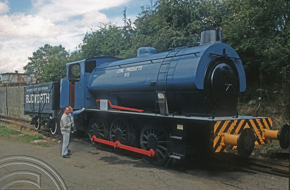 0001. Coal products No 6. 0-6-0. Rutland Railway Museum. 13.8.1989.+