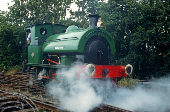 0013. Andrew Barclay 0-4-0. Works number 2138 of 1941. Rutland Railway Museum. 13.8.1989.+