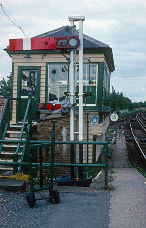 0023. Signalbox. Addiscombe. 02.09.1989.+
