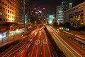 TD00382. Wan Chai area at night. Hong Kong. 3.11.04.