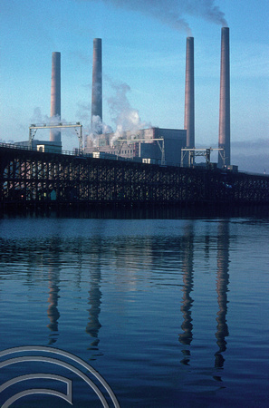 0336. Blyth coal staithes. 27.12.1989