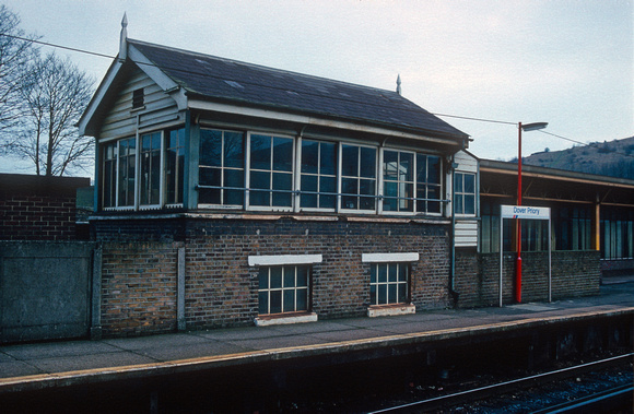 0390. Signalbox. Dover Priory. 14.01.1990