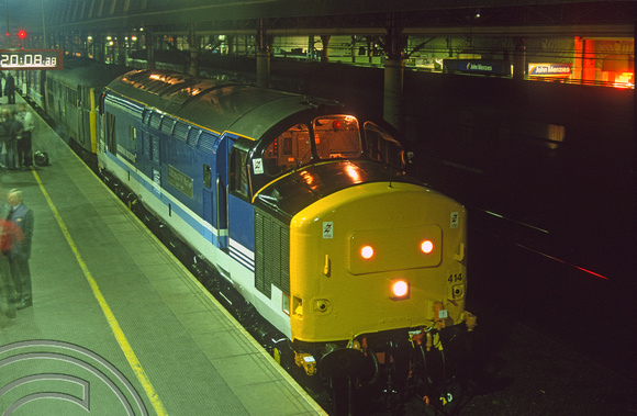 03182. 37414. 31418. 19.57 to Manchester Oxford Rd. Crewe. 19.03.1993