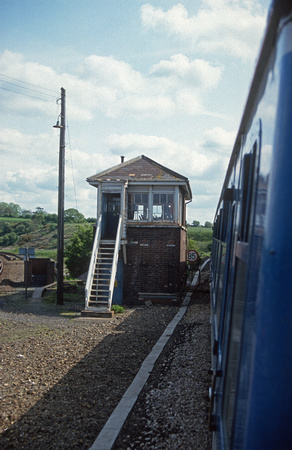 03222. Yeovil Junction signalbox. Yeovil. 03.05.1993