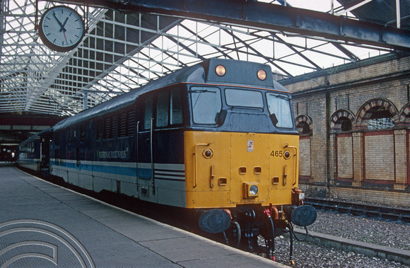 03192. 31465. Ex-Liverpool service. Crewe. 20.03.1993