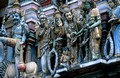 T15141. Statues on the Sri Subramania Swami temple. Cinnamon Gardens. Colombo. Sri Lanka. 15.01.2002