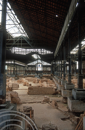 T15349. Archeological excavations at the Mercat del Born. Barcelona. Catalonia. Spain. 20.04.2003