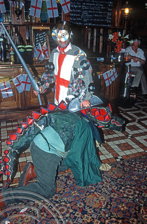 T15426. Southport Swords in the Falstaff pub on St George's day. 24.04.2003