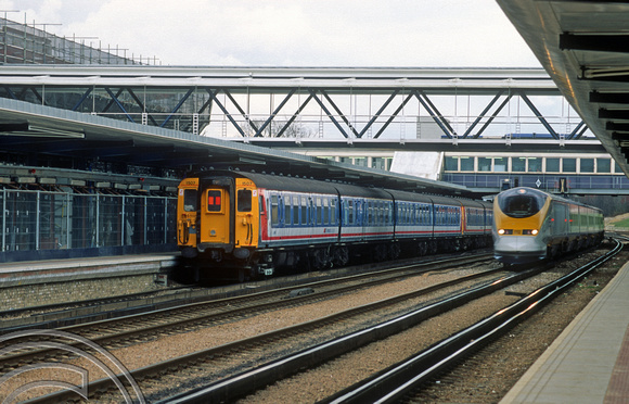04338. 1507 and Eurostar. Ashford. 06.03.1995