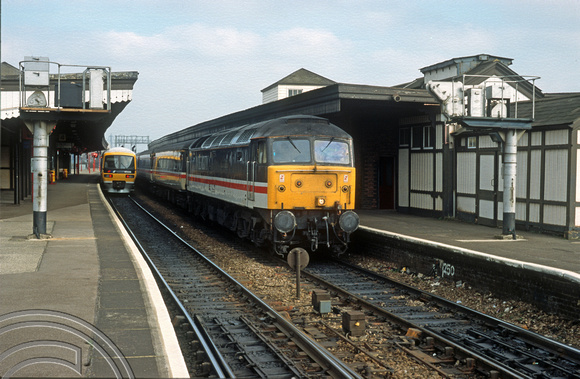 04538. 47844. Paddington - Manchester Piccadilly service. Didcot. 03.04.1995