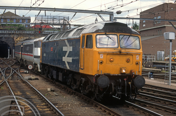 04601. 47513. Rescued the 08.30 from Newcastle. London Kings Cross. 13.05.1995