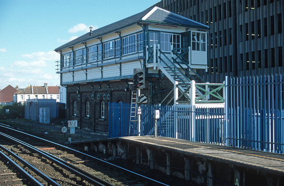 10198. Signalbox. Eastbourne. 02.03.2002