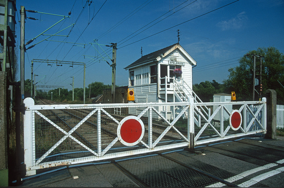 08318. Spellbrook signalbox. Herts. 11.09.2000
