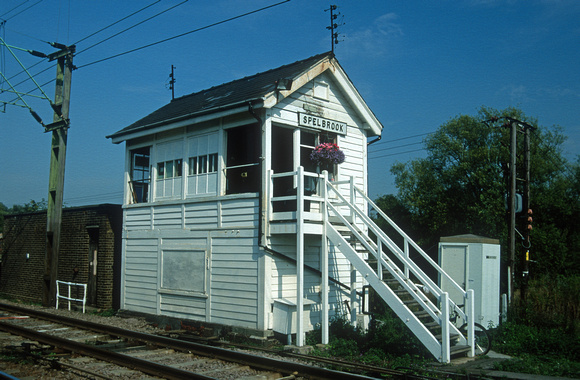 08316. Spellbrook signalbox. Herts. 11.09.2000
