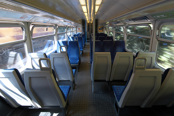 DG01269. Class 465. Networker interior. 29.6.04.