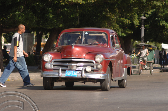 TD01317. Old American car. Old Havana. Cuba. 14.1.06.