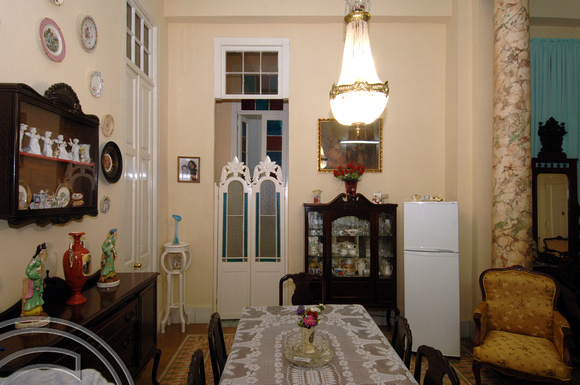 TD01284. Interior. Casa Particular. Old Havana. Cuba.14.1.06.
