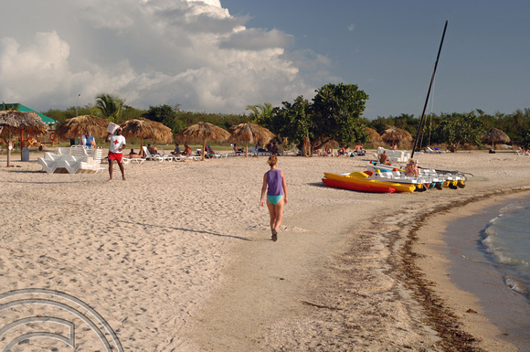 TD01237. The beach. Rancho Luna. Cienfuegos. Cuba. 12.1.06.