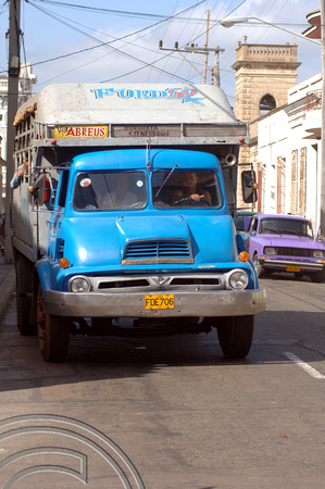 TD01203. Vintage British wagon. Cienfuegos. Cuba. 10.01.06.